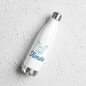 gourde personnalisée prénom enfant lapin