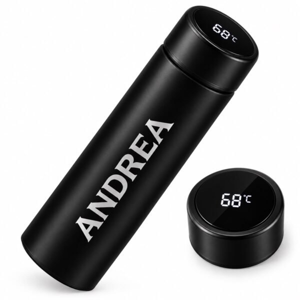Gourde isotherme personnalisée 500 ml avec affichage LED