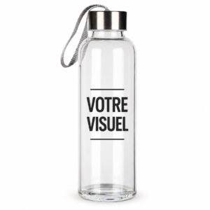 gourde transparente personnalisée
