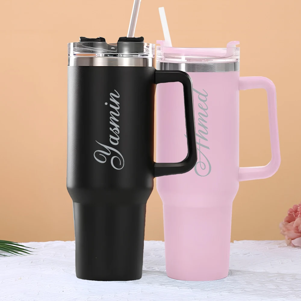 gourde isotherme personnalisée avec paille