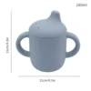 Tasse bébé silicone personnalisée prénom