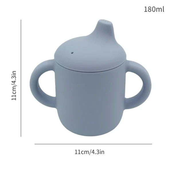 Tasse bébé silicone personnalisée prénom