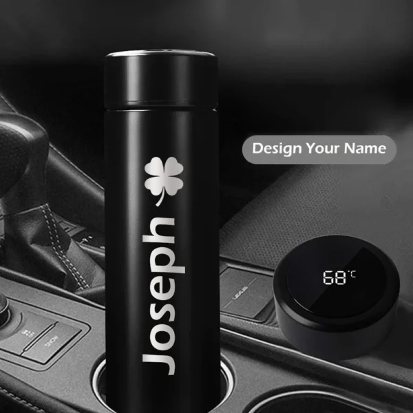 Gourde isotherme personnalisée 500 ml avec affichage LED