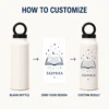 Gourde personnalisée + support magnétique