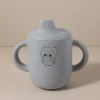 Tasse bébé silicone personnalisée prénom