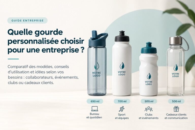 Quelle gourde personnalisée choisir pour une entreprise ?