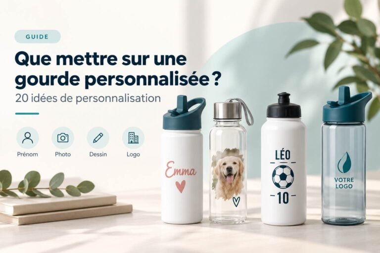 que mettre sur une gourde personnalisée